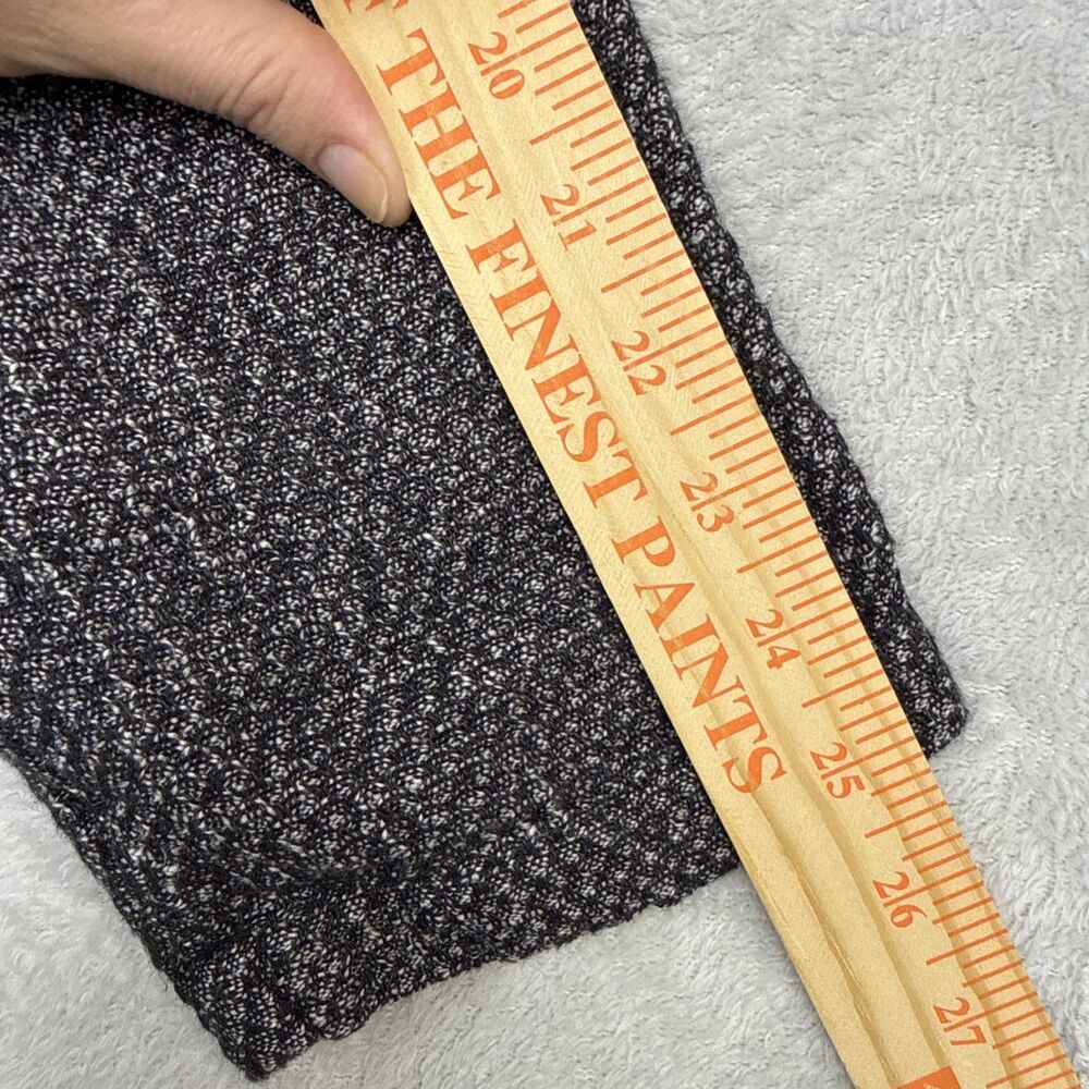 Flax 100% Linen Compelling Cardigan Large Black Honeycomb Knit Career Lagenlook - Picture 6 of 10